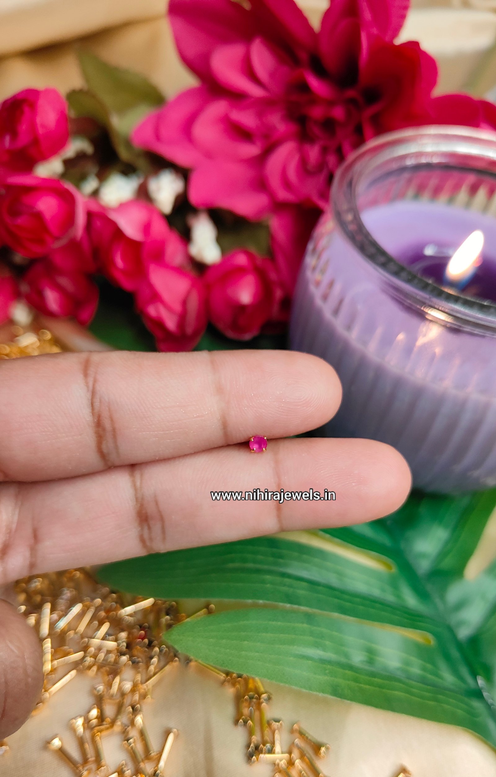 Dew Pink Nosepin